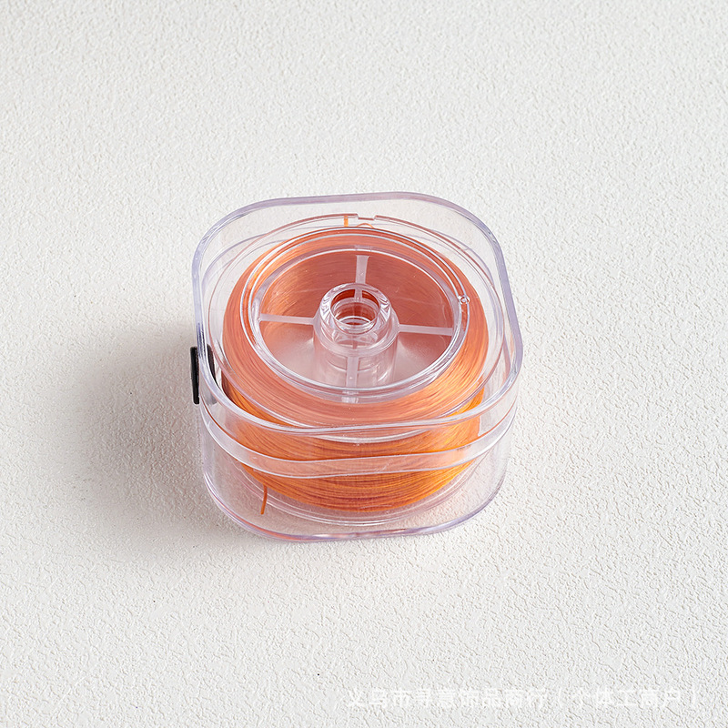 カラフルなフラットシルク弾性糸ビーズビーズ糸 diy ブレスレットロープ靱性タイトな弾性耐摩耗性ブレスレット弾性糸|undefined