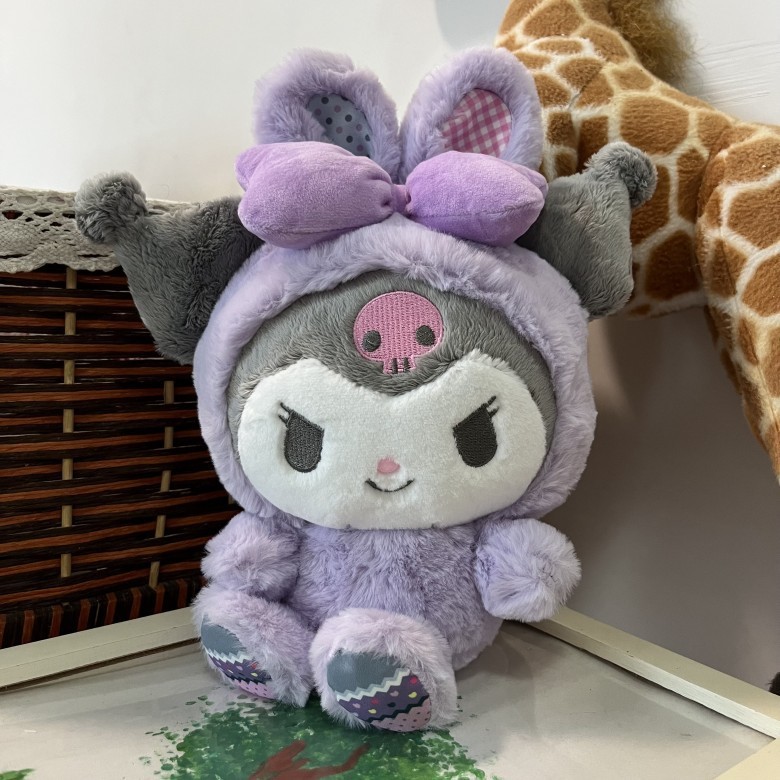 三麗Oイースターウサギの耳の翼の小さい色の卵のクマの洛米の玉桂の犬の美楽のティのぬいぐるみの公の子の包みのペンダント|undefined