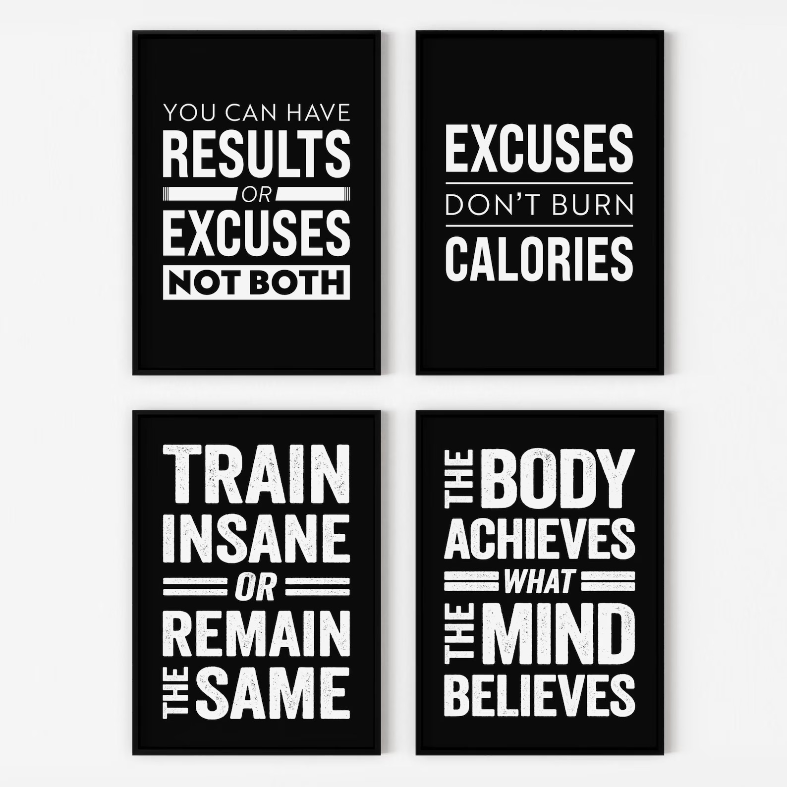 Oficina moderna dormitorio mural nicho de arte tendencia colgar pinturas gimnasio Inglés inspiración póster pintura decorativa image 5
