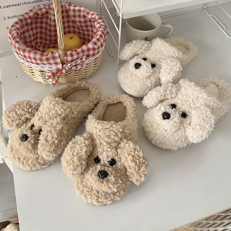 Pantofole lavabili in lavatrice leggere e comode per la camera da letto autunnale regolabili in peluche unisex con punta chiusa_voghion.com