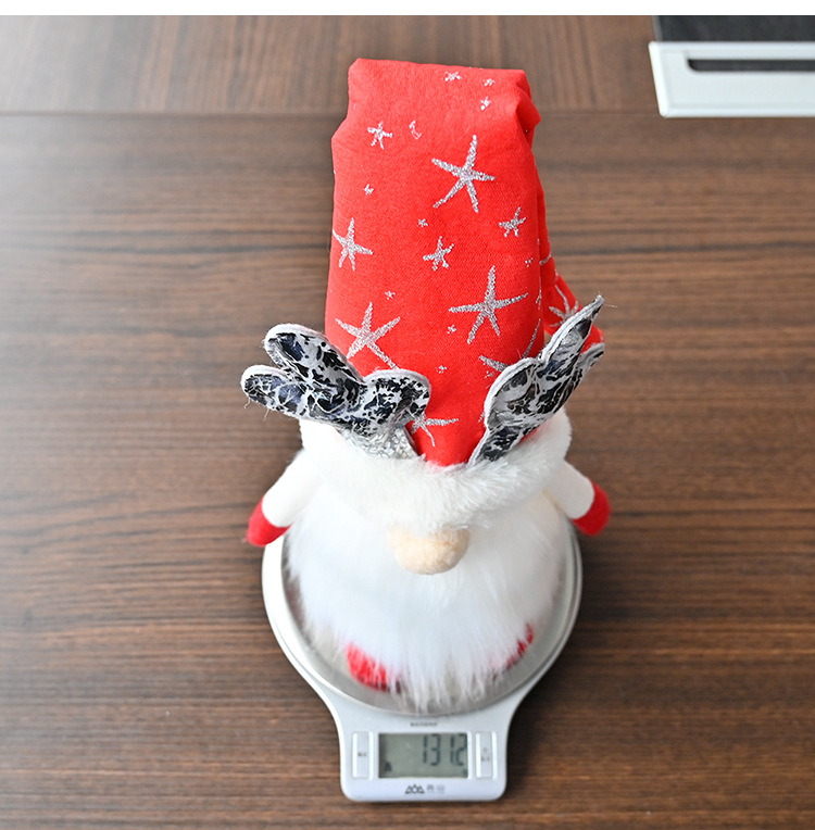 Wholesale New Sitting Posture Dolls With Lights Antlers Christmas Decorationsnihaojewelry display picture 3