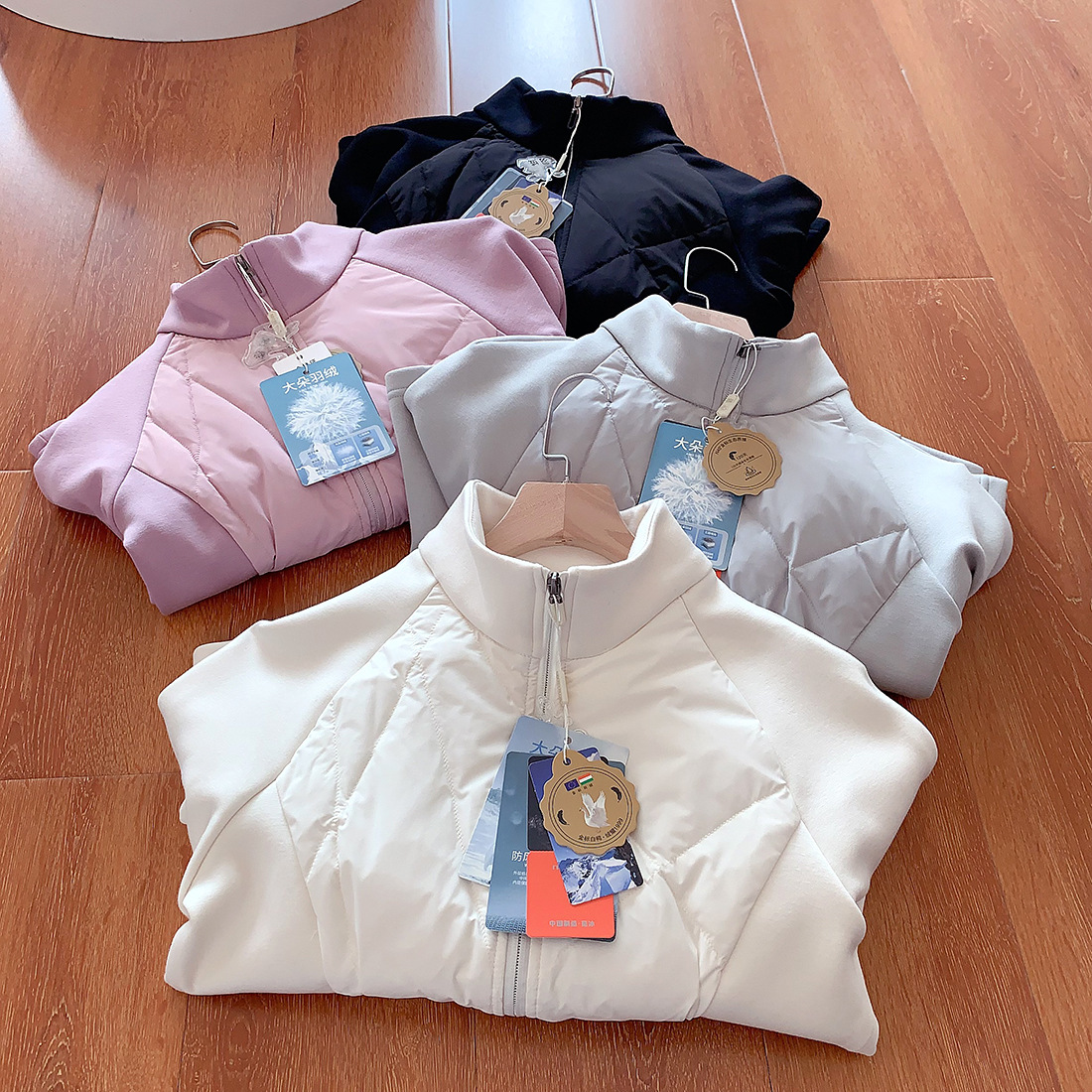 Small Waist! Slim Fit, Windproof and Warm White Duck down Jacket, Sports Running Jacket, Liner for Women, Winter