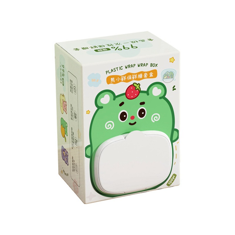 Caricatura original encantadora película de viento de calidad alimenticia frutas y verduras cocina sandía película de retención portátil