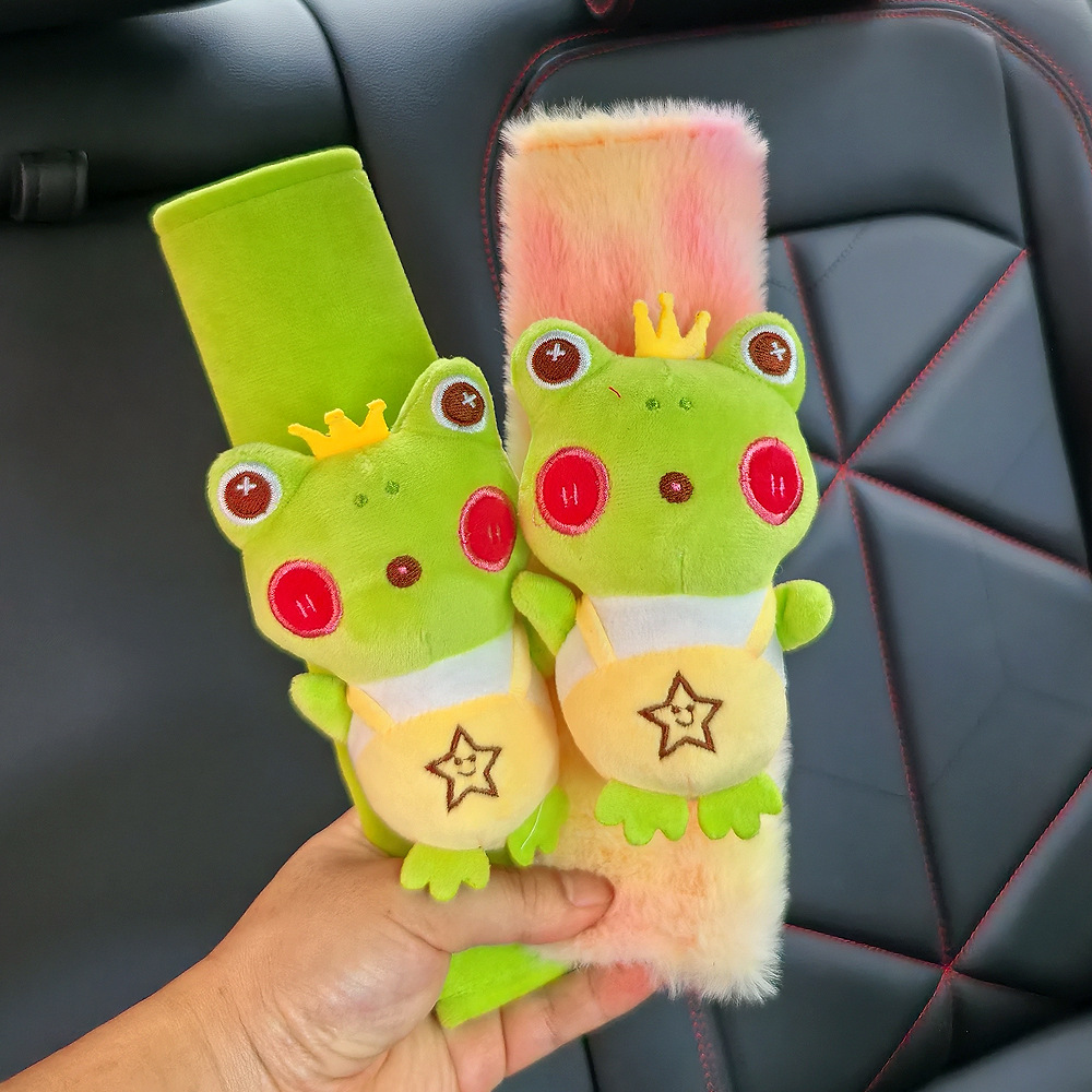 Funda Protectora Universal para Cinturón de Peluche, Anti-estrangulamiento para Automóvil image 4