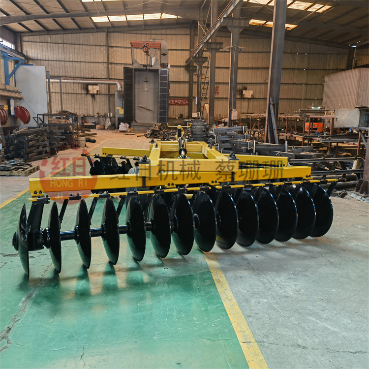 德州圆盘耙1BZ系列偏置重耙 红日现货供应48片圆盘液压圆盘耙