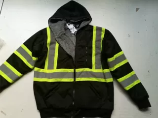 厂家直供反光卫衣亚马逊爆款加绒反光卫衣反光摇粒绒加厚加绒反光