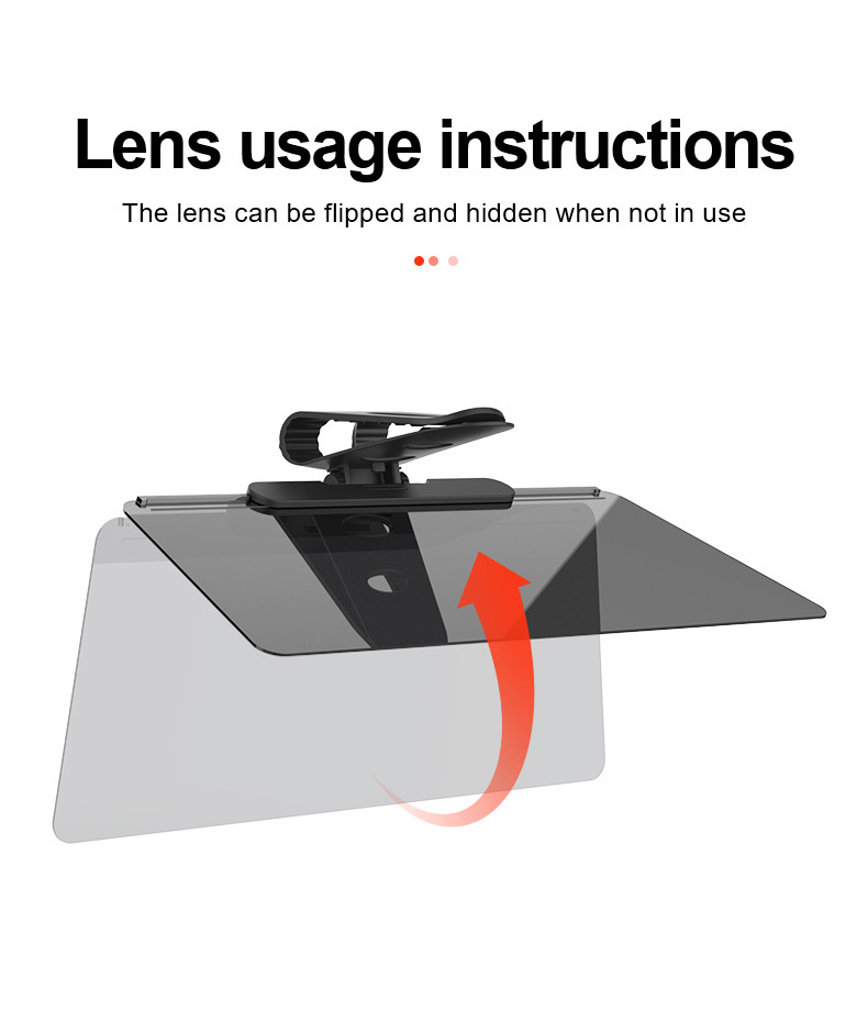 Car Anti-Glare Sun Visor, Day and Night Anti-Dazzle Car Goggles, Anti-High Beam Artifact for Night Driving