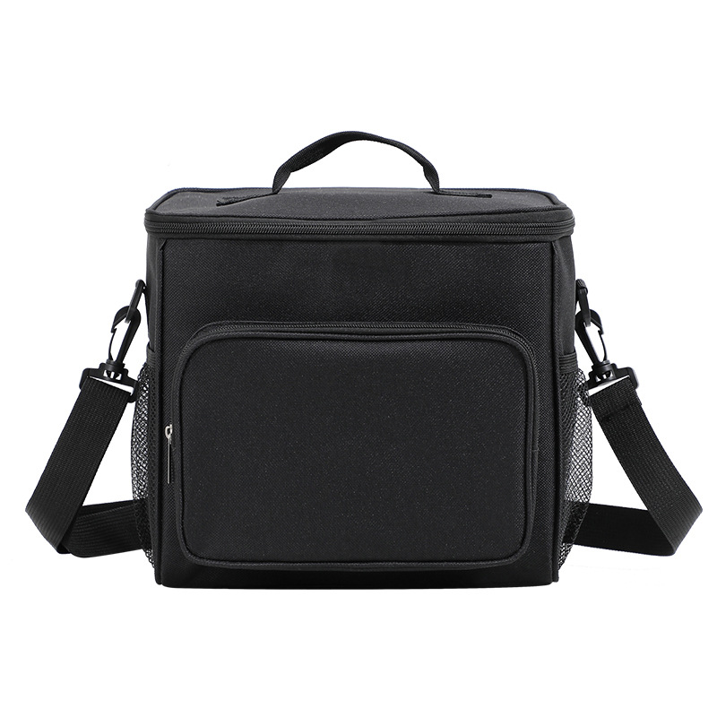 Bolso bento de estilo caliente transfronterizo, trabajador de oficina con bolsa de arroz, bolsa aislante portátil, bolsa de caja de almuerzo de gran capacidad, bolsa de picnic cruzada