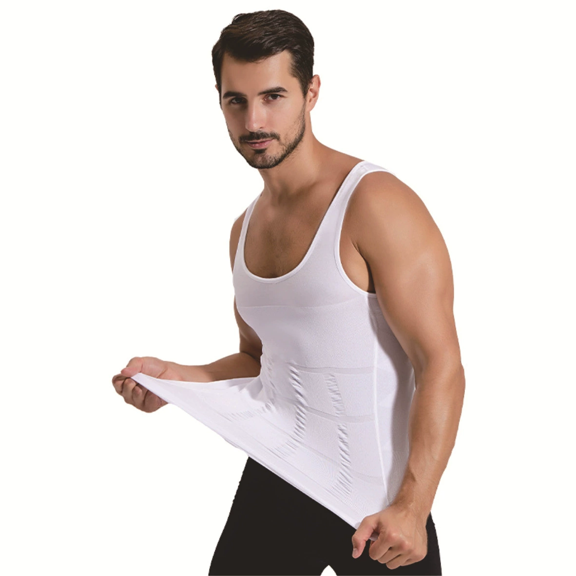 Мужское корректирующее белье для коррекции фигуры, тонкий корсет для груди и талии, утягивающий жилет для подтяжки и моделирования фигуры.