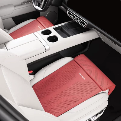 Seat cushion, seat cover, Haval H6 Big Dog M6 - volcano-red-pack-of-two-extended-cushionleg-support