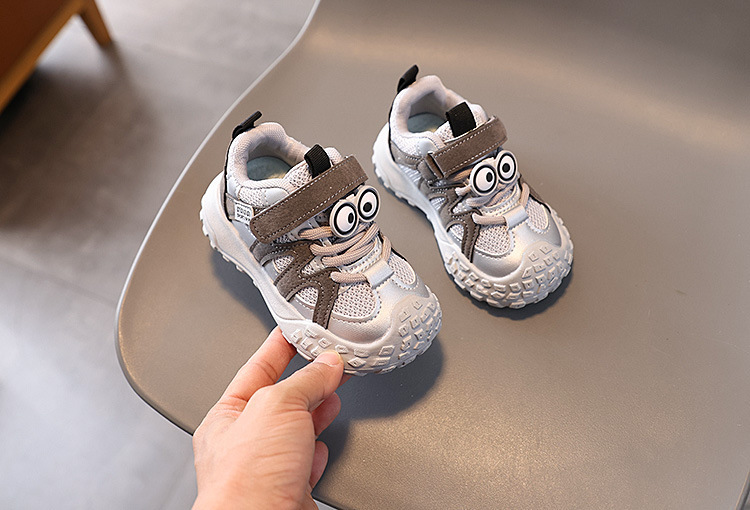 Baskets chunky pour enfant doublées polaire chaussures chaudes_voghion.com