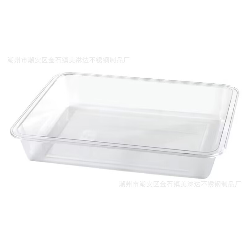 食品グレードの寿司トレイ、蓋付き透明煮込みディスプレイトレイ、蓋付き屋台食事トレイ、蓋付き冷菜サービングトレイ|undefined