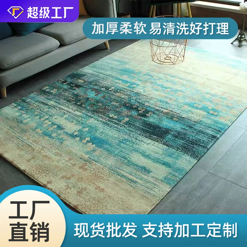 Дверь ванной абсорбирующий коврик Ванная комната спальня нескользящий Тонкий кашемировый ковер с принтом входная дверь коврик бытовой коврик