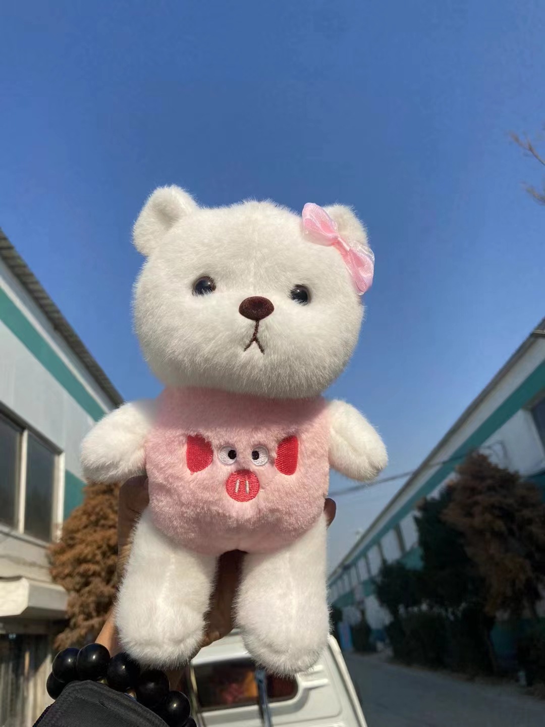 Oso mona en polvo de visón europeo