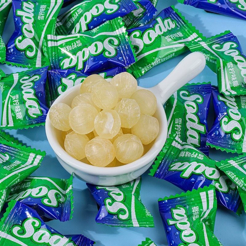 Кока-кола ароматизированная сахарная конфета с ароматом Sprite, ароматизированные ледяной черный чай в виде снеков, конфеты на Новый год оптом
