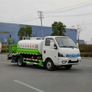 New energy electric fog cannon dust suppression vehicle, available with different specifications of fog cannons, integrated dust reduction for factory demolition and road construction