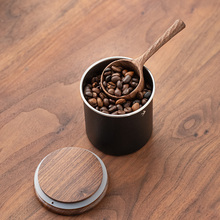LW96复古咖啡粉密封罐便携咖啡储豆罐不绣钢储物罐茶叶罐咖啡豆保