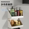 TOILET Mirror cabinet storage box Wall mounted Punch holes household Wash station Cosmetics US-pupil Cleansing Cotton storage box