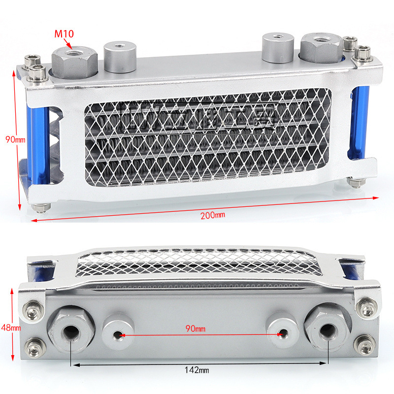 Off-road motorcycle monkey bike oil cooler monkey car bending beam machine 50-140cc aluminum radiator