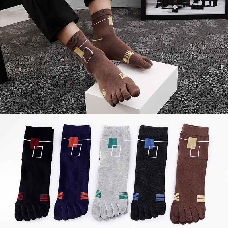 다섯 손가락 남성 중간 배럴의 기하학적 그림