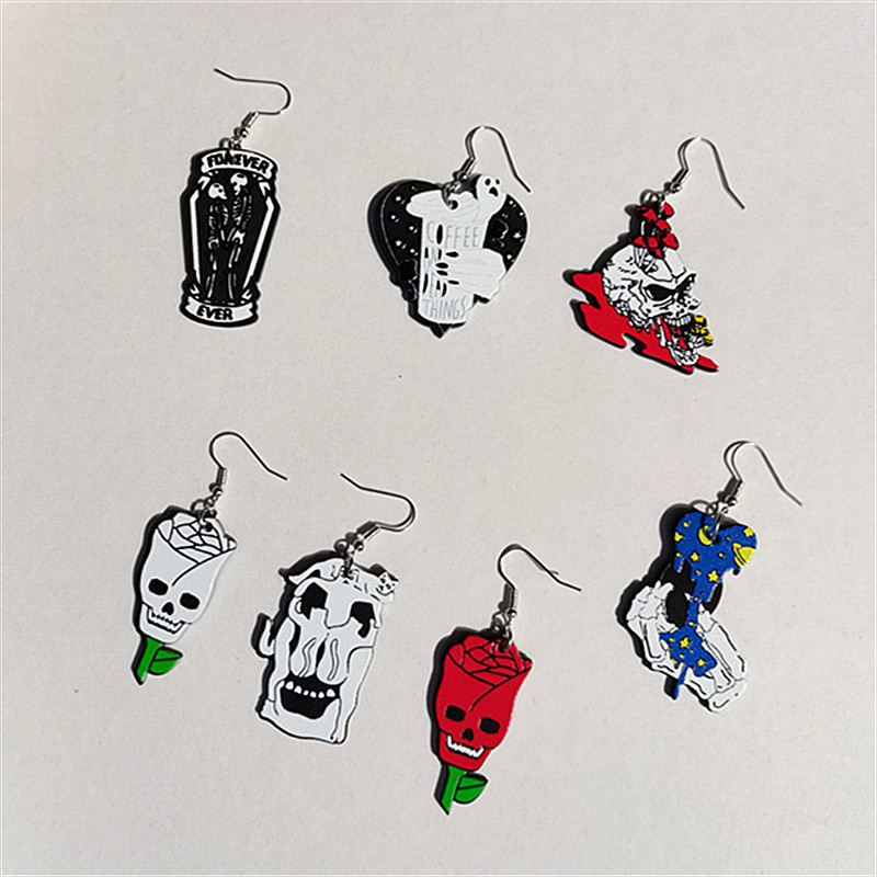 Acrylic Material Women'S Gender 1 Pair Novelty Arylic Drop Earrings