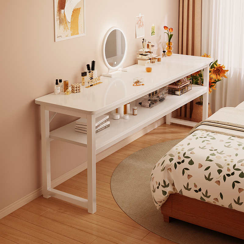 Comodador de dormitorio simple mesa de maquillaje moderna 2025 nueva luz de lujo simple alquiler de casa mesa de computadora rectangular