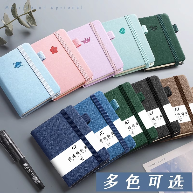 Cuaderno pequeño a7 cuaderno portátil de bolsillo pequeño pequeño pequeño pequeño mini cuaderno pequeño