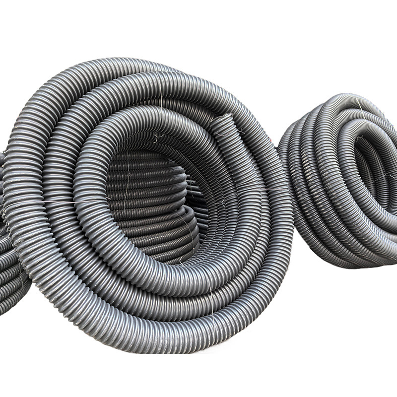 tubo corrugado de carbono hdpe cableado enterrado tubo duro ignífugo con alambre de alambre de hierro cable carcasa protectora de plástico enterrado image 6