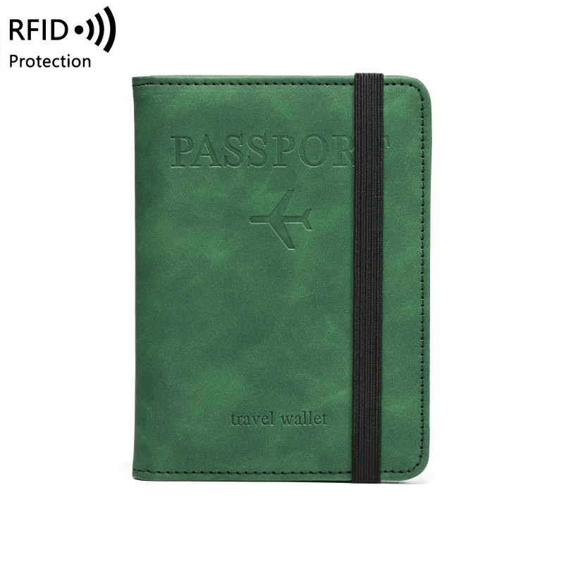 海外旅行用新製品 RFID 盗難防止カードバッグ 無地 シンプル パスポートホルダー 大容量 海外収納 パスポートホルダー|undefined