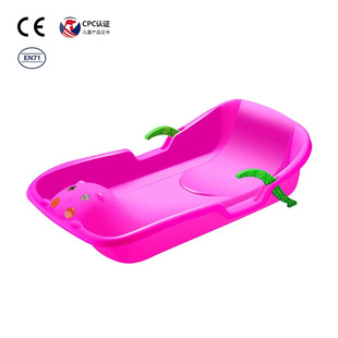 New Thickened Snowboard Single Board Strawboard Children's Sandboard Adult Sleigh Board with Brake Sleigh Sleigh Sleigh Board