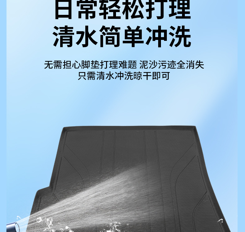 Suitable for 26 Models of Xpeng M03 Trunk Mats, New Xpeng M03 Full-Coverage Interior Tpe Trunk Mats Wholesale