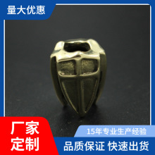 铜十字神盾刀坠伞绳坠手电坠吊坠绳珠三通佛头EDC配饰挂坠十字架