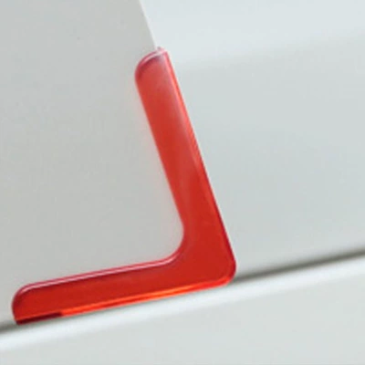 Exterior Anti-scratch Anti-collision Artifact, Qapı və bamper qoruyucu zolaqlar - door-corner-protector-red-4-piece-set