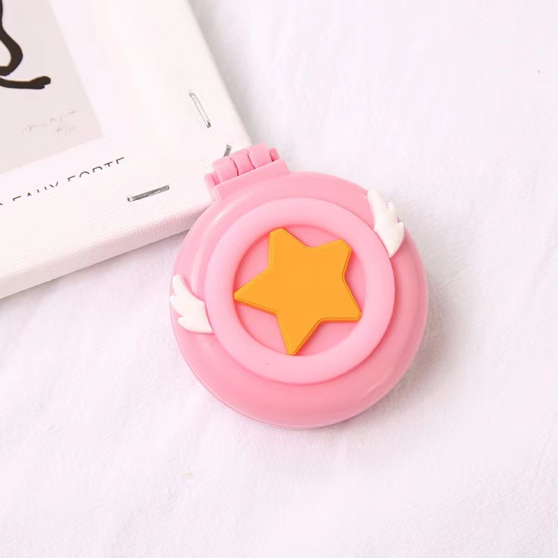 De dibujos animados integrado mini peine plegable cojín de aire peine portátil chica abrigo de aire masaje peine macaron peine venta al por mayor