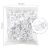 Heart-shaped white (100 pieces)