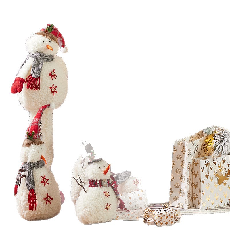 Muñeca de muñeco de nieve de Navidad Decoraciones de Navidad Regalo de Navidad Juego de regalo Muñeca