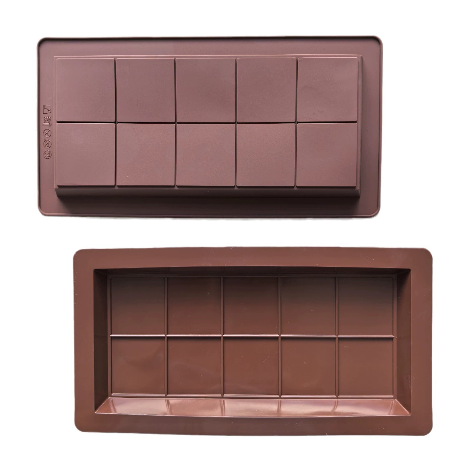Silicone deep chocolate stick mold, suitable for Dubai rectangular chocolate stick cake baking mold 784
