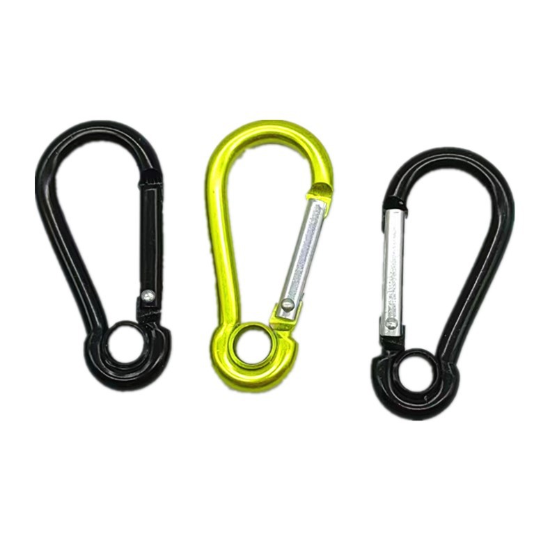 In-Stock No. 5 Gourd-Shaped Buckle Hardware Buckle Carabiner New Aluminum Alloy Mountaineering Keychain Hanging Buckle Wholesale
