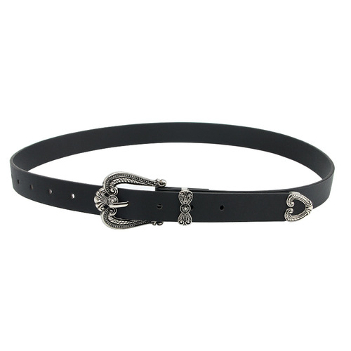 New retro crown three-piece women's belt decorative suit dress jeans casual decorative belt