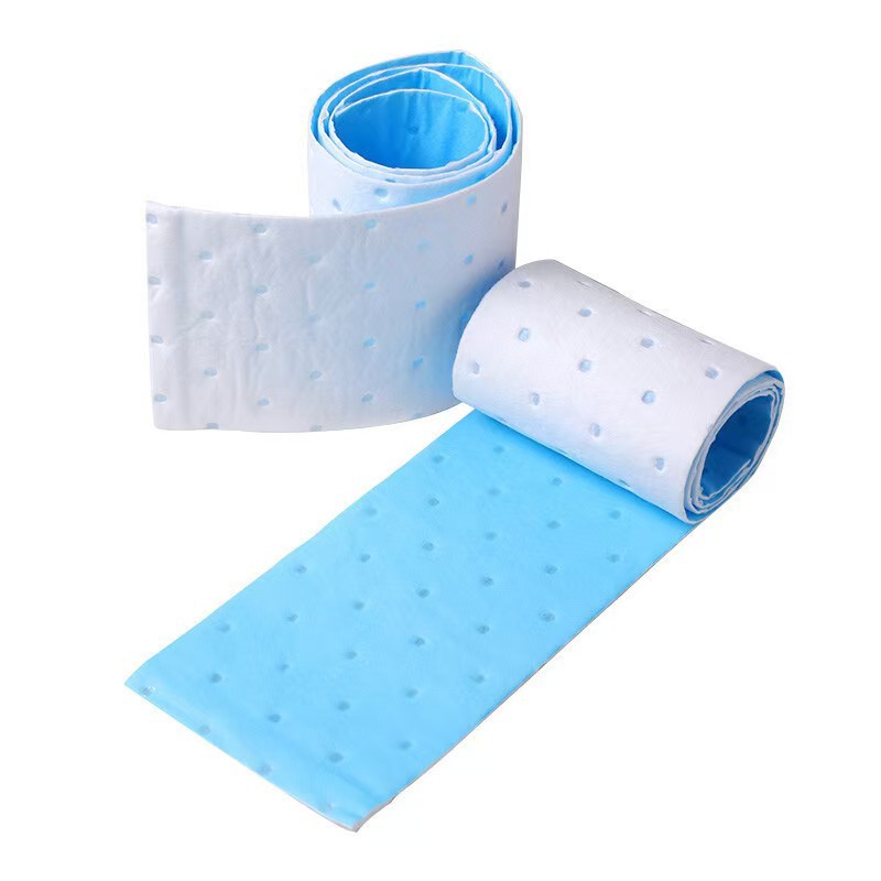 Campana extractora de algodón absorbente de aceite de película azul, barra de algodón absorbente de aceite, cocina general, succión lateral doméstica, pasta a prueba de aceite engrosada, tanque de aceite especial