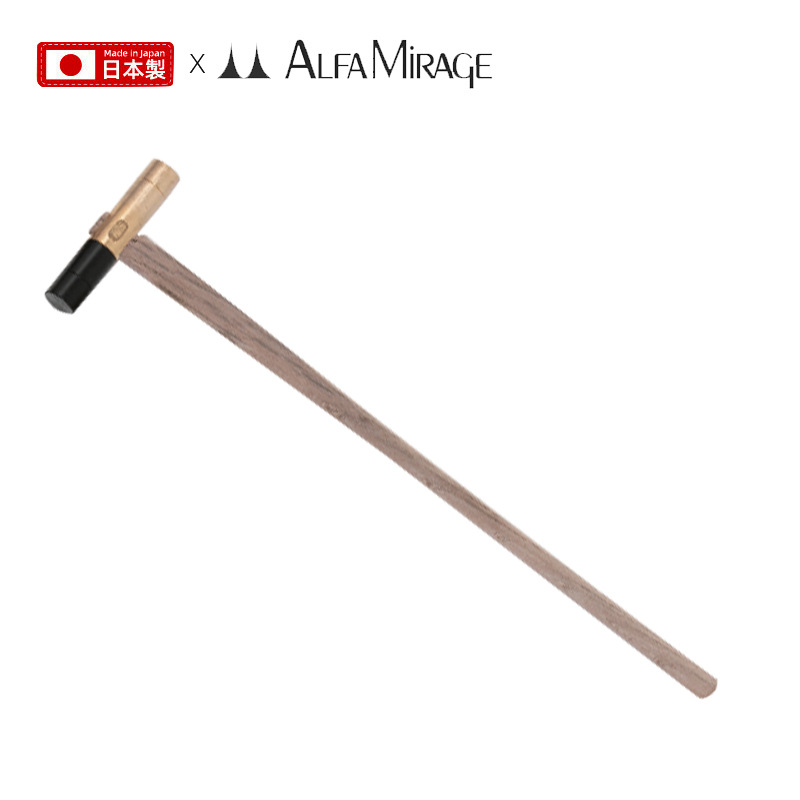 Alfa Mirage日本小号塑料头/铜头钟表木柄锤子 手表修理修表工具