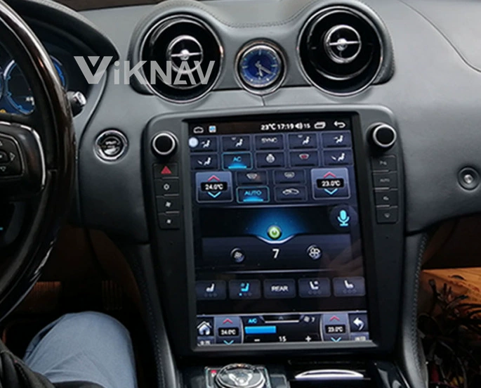 Подходит для Jaguar XJL 12,1-дюймовый дисплей Android большой экран модифицированного центрального GPS-навигационного управления беспроводной CarPlay