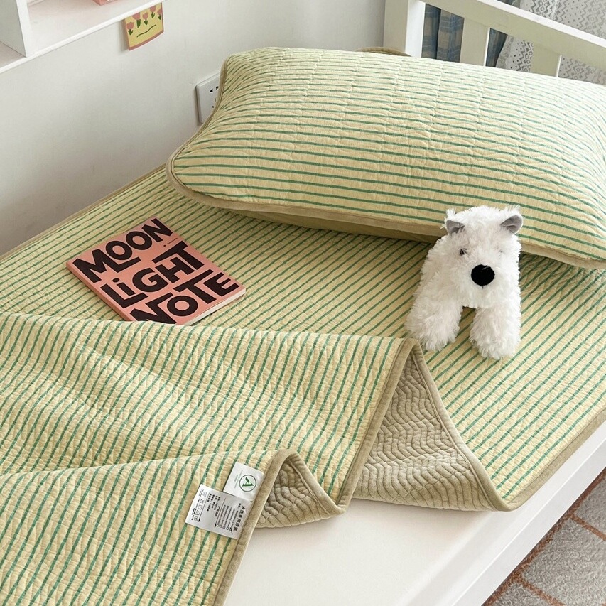 Milk Velvet Bed Cover 2024 New Single-Sided Velvet and One-Sided Pure Cotton Student Dormitory Baby Velvet Bed Bed Sheets Three-Piece Set