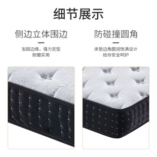 Jiuyouyuan Hotel Homestay Latex Spring Mattress 1.8 m Ridge Protection Simmons 1.5m Latex Mat Home Mat