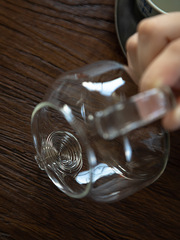 5ZV7批發耐熱玻璃小泡茶壺迷你煮茶壺家用單壺花茶加厚過濾功夫茶