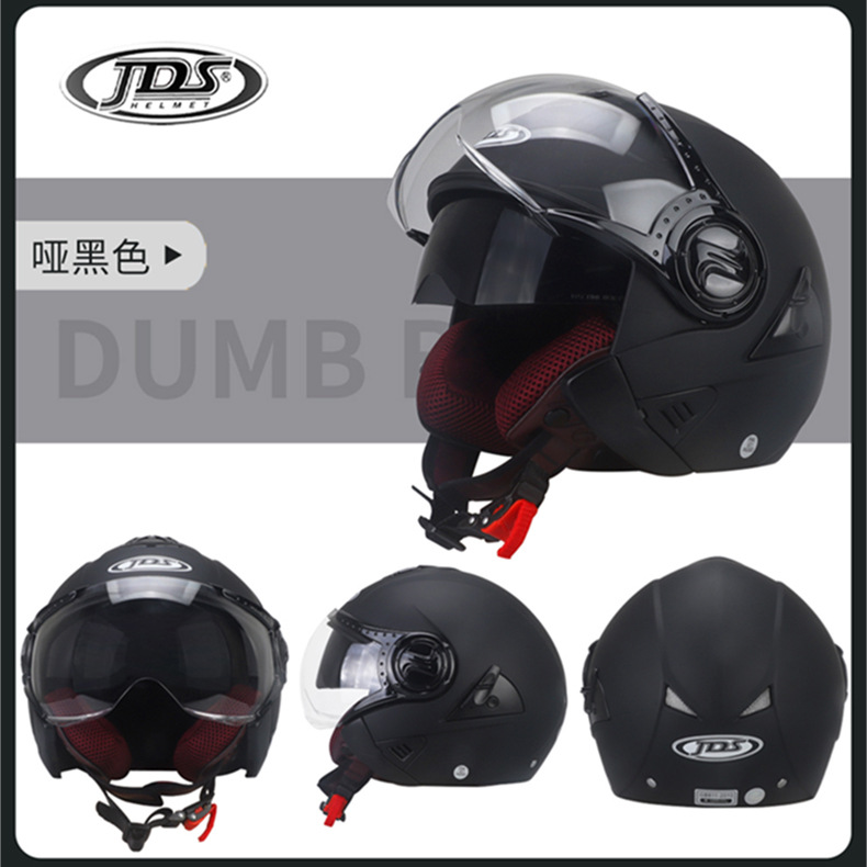[Exclusively for Export] 3C Certified Electric Vehicle Helmet for Men and Women, Winter Battery Motorcycle Half Helmet for All Seasons