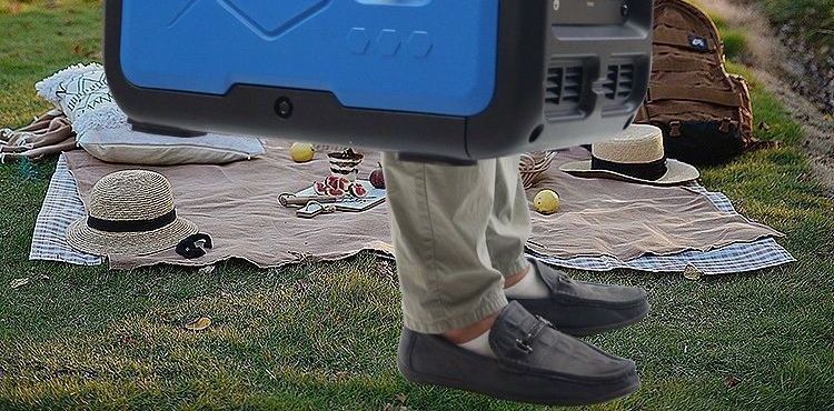 Silent generator 220V household variable frequency gasoline small generator portable new energy vehicle charging generator