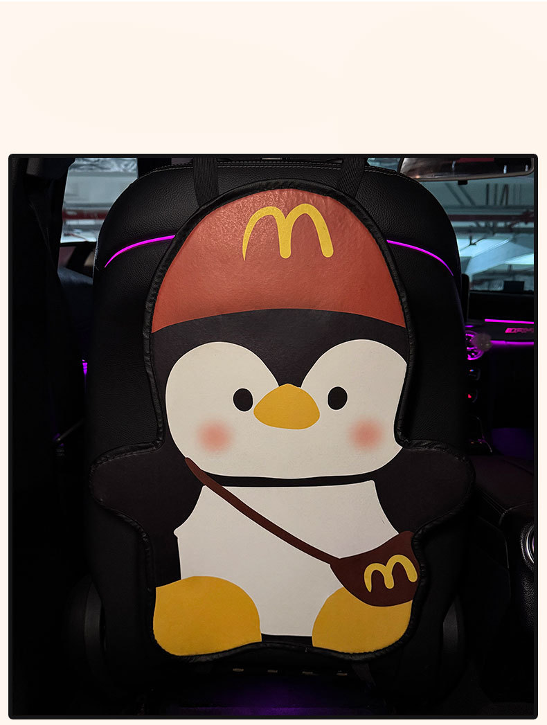 M Penguin Car Anti-Kick Pad Universal Rear Seat Back Anti-Dirty Protective Pad Car Rear Protective Pad Anti-Pad