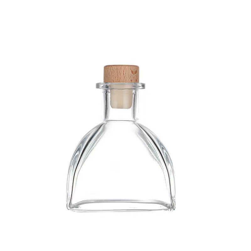 Botella de fragancia de 100ml botella de tapones de madera de 50ml botella de fragancia de decoración doméstica de interiores botella de fragancia