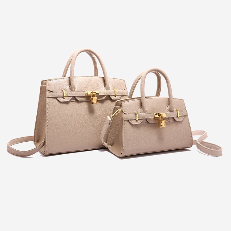 Bolso de mujer de textura avanzada transfronteriza nuevo estilo de moda litchi Kelly bolso de platino bolso de hombro único bolso de mano